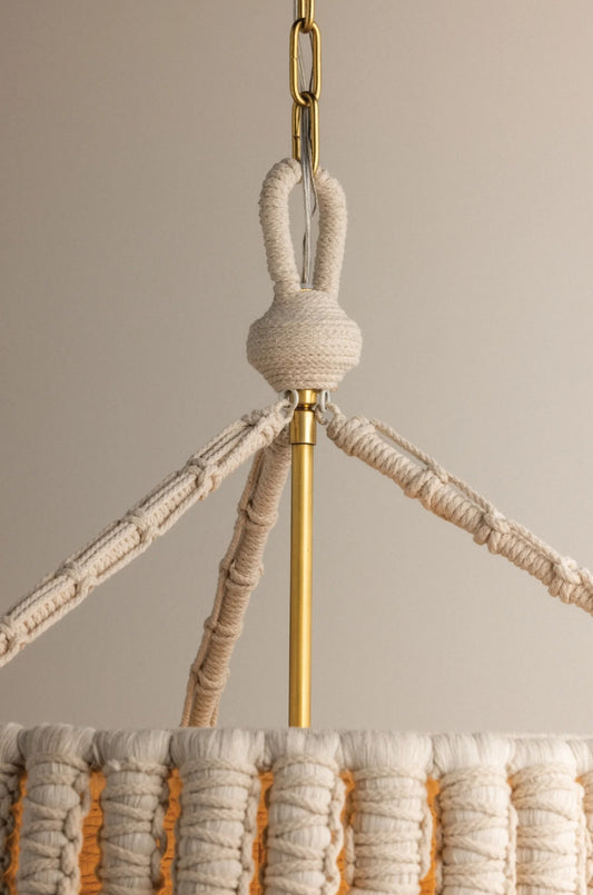 Cotton Tassle Pendant