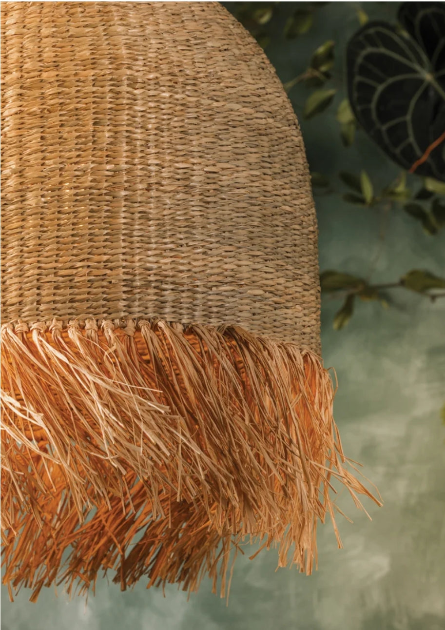 Fringe Woven Pendant