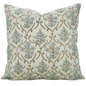 Blue n Brown Floral Pillow