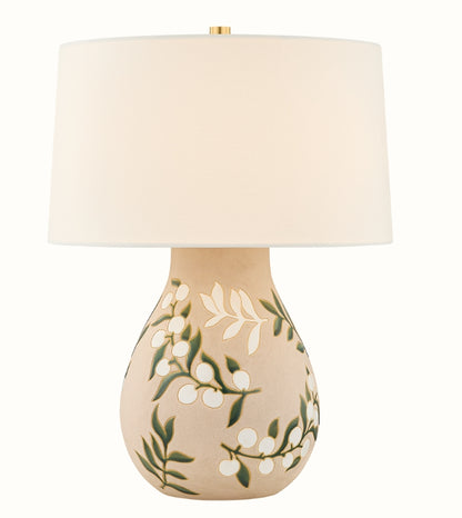 Floral Design Table Lamp