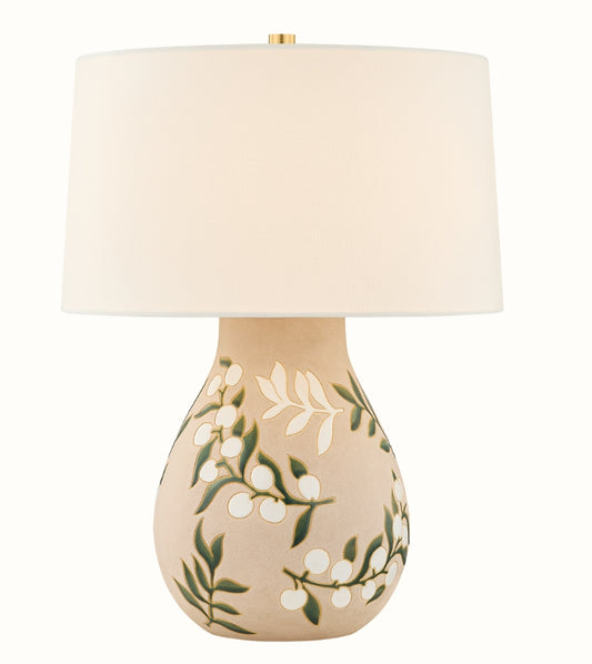 Floral Design Table Lamp