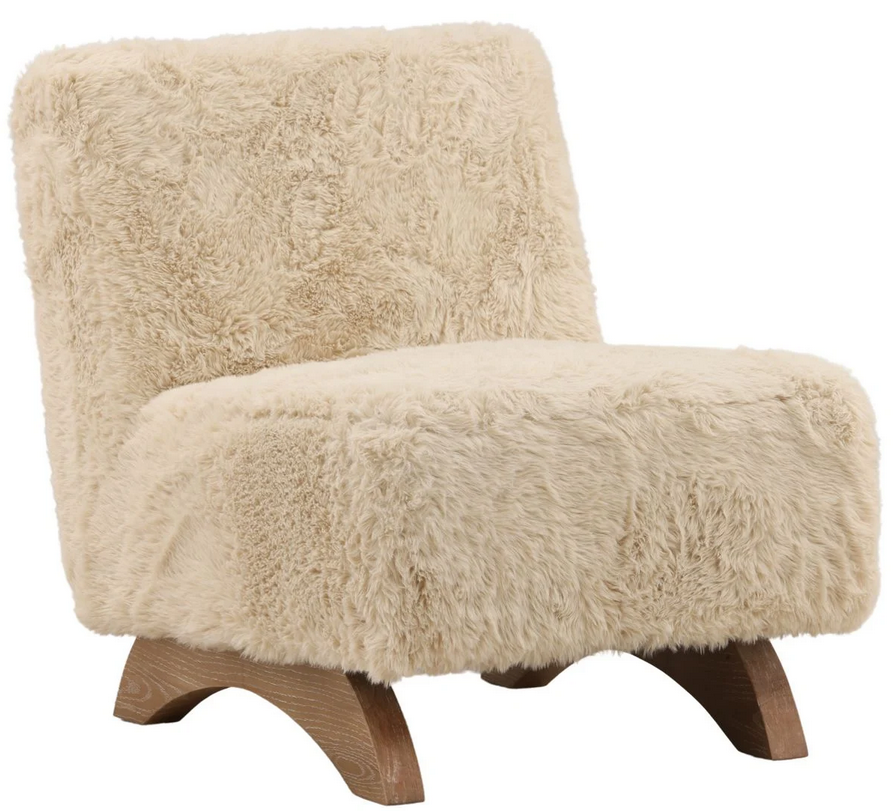 Faux Fur Side Chair