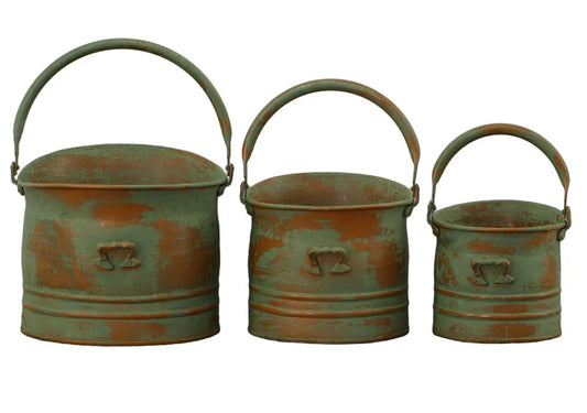 Metal Flower Buckets