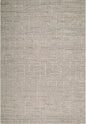 textured wool area rug with raised geometric grid pattern in warm beige tones