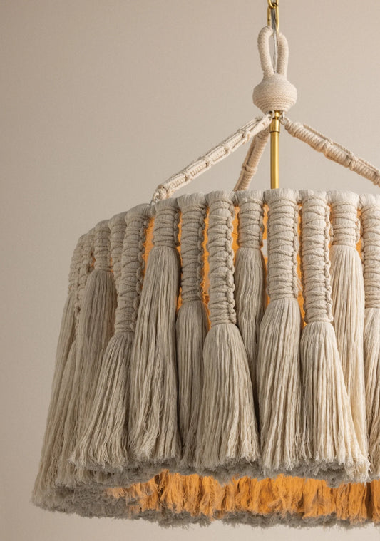 Cotton Tassle Pendant