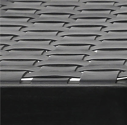 Salazar Black Leather Bench
