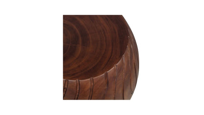 Teak Basketweave Side Table