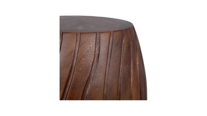 Teak Basketweave Side Table