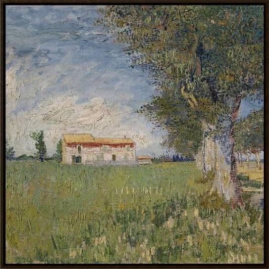 Farmhouse in a Wheat Field