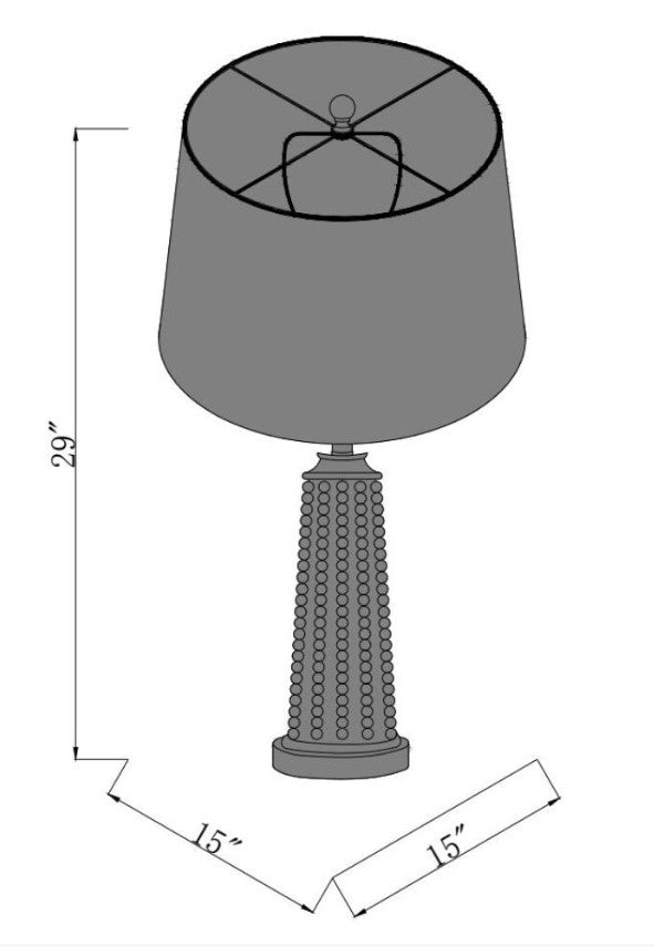 Beaded Accent Table Lamp