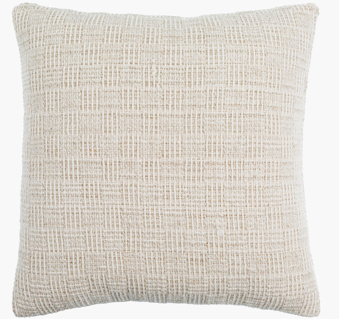 Textured Beige Pillow
