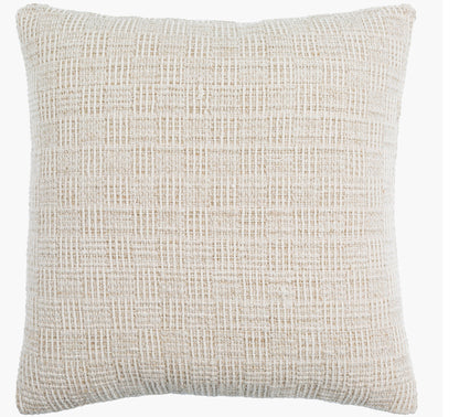 Textured Beige Pillow
