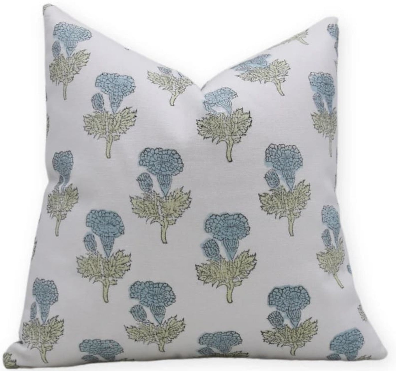 Blue Thisle Pillow