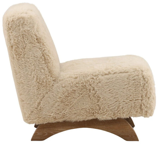 Faux Fur Side Chair