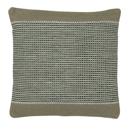 Olive Textured Outdoor Pillow