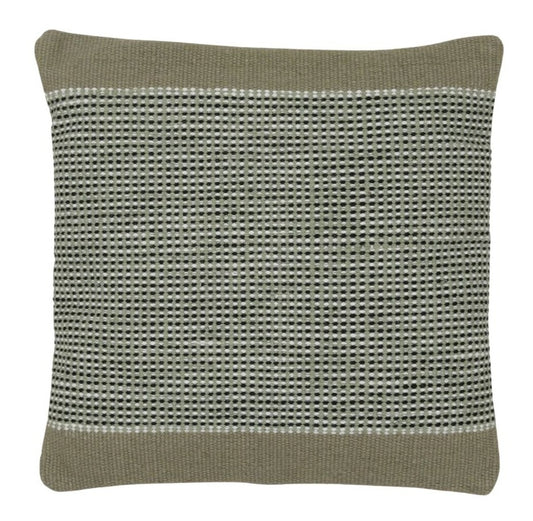 Olive Textured Outdoor Pillow