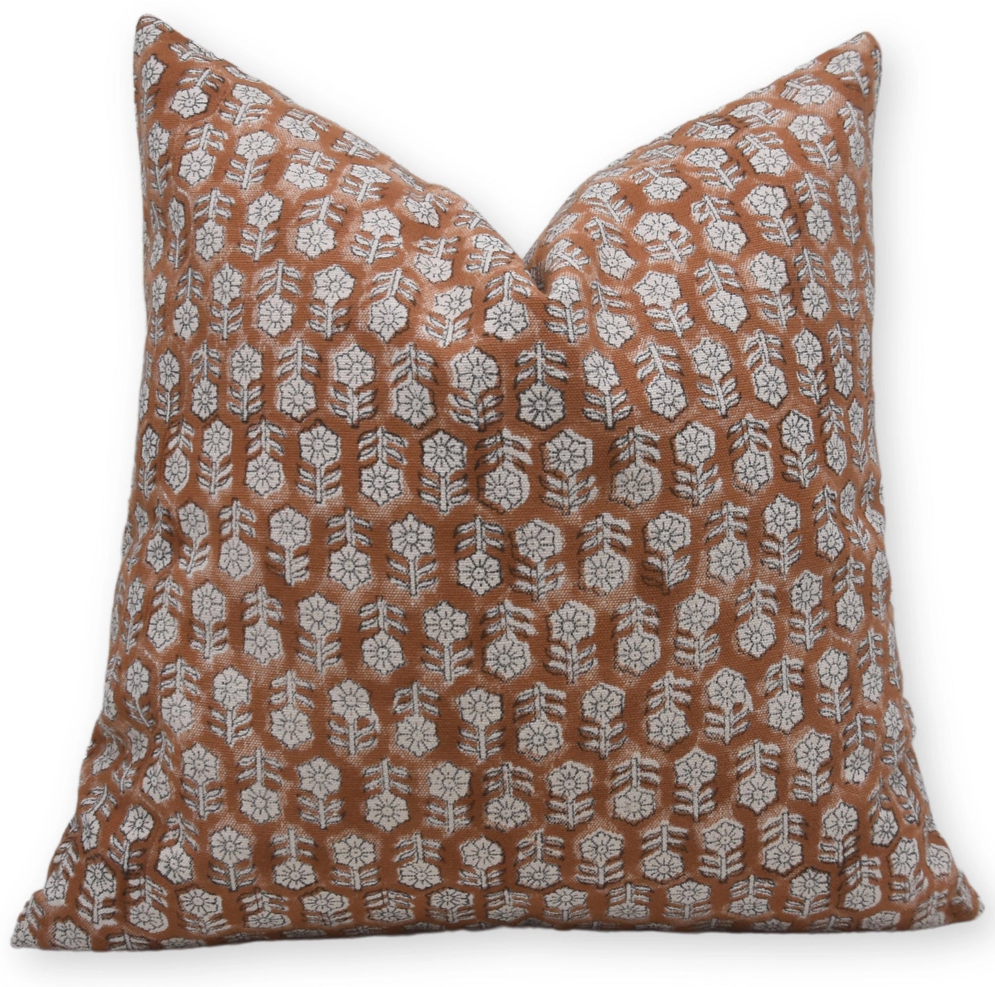 Brown Small Flower Pillow