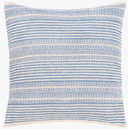 Small Blue Stripe Pillow