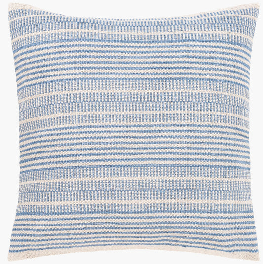 Small Blue Stripe Pillow