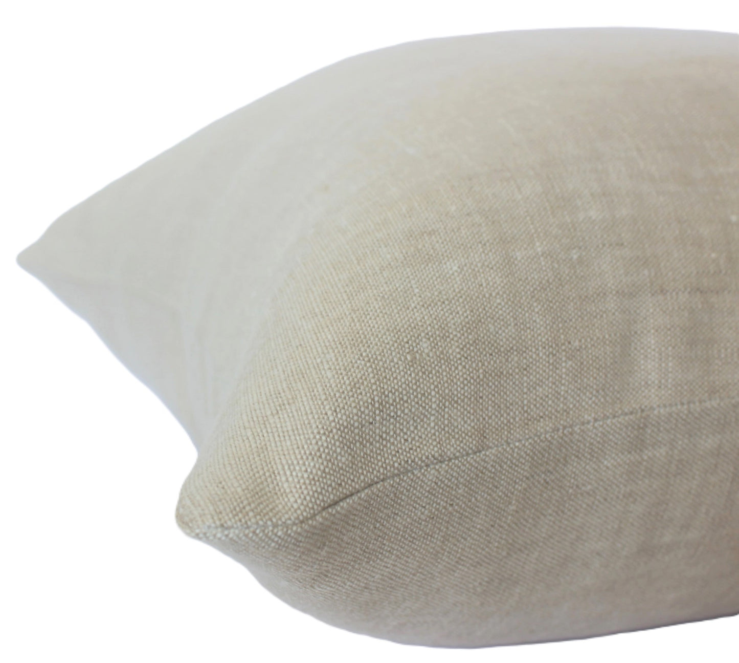 Natural Solid Linen Pillow